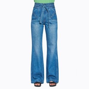 Bella Seamed Pocket Flare Jeans